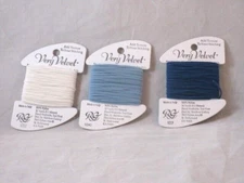 Rainbow Gallery  Very Velvet 10 Yards Each Lot of 3    100% Nylon           F206