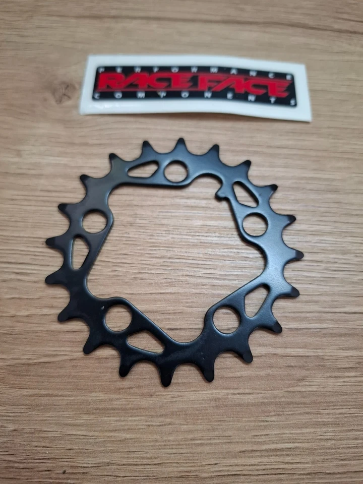 Piñón de plato RaceFace retro vintage para piezas de bicicleta nuevo en caja - 94 mm, 20T Foto 2 de 4