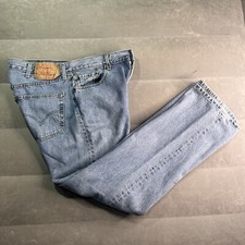 Levi's 501 XX Blue Men  s Button Fly Straight Denim Light Wash Jeans Size 38 X 34
