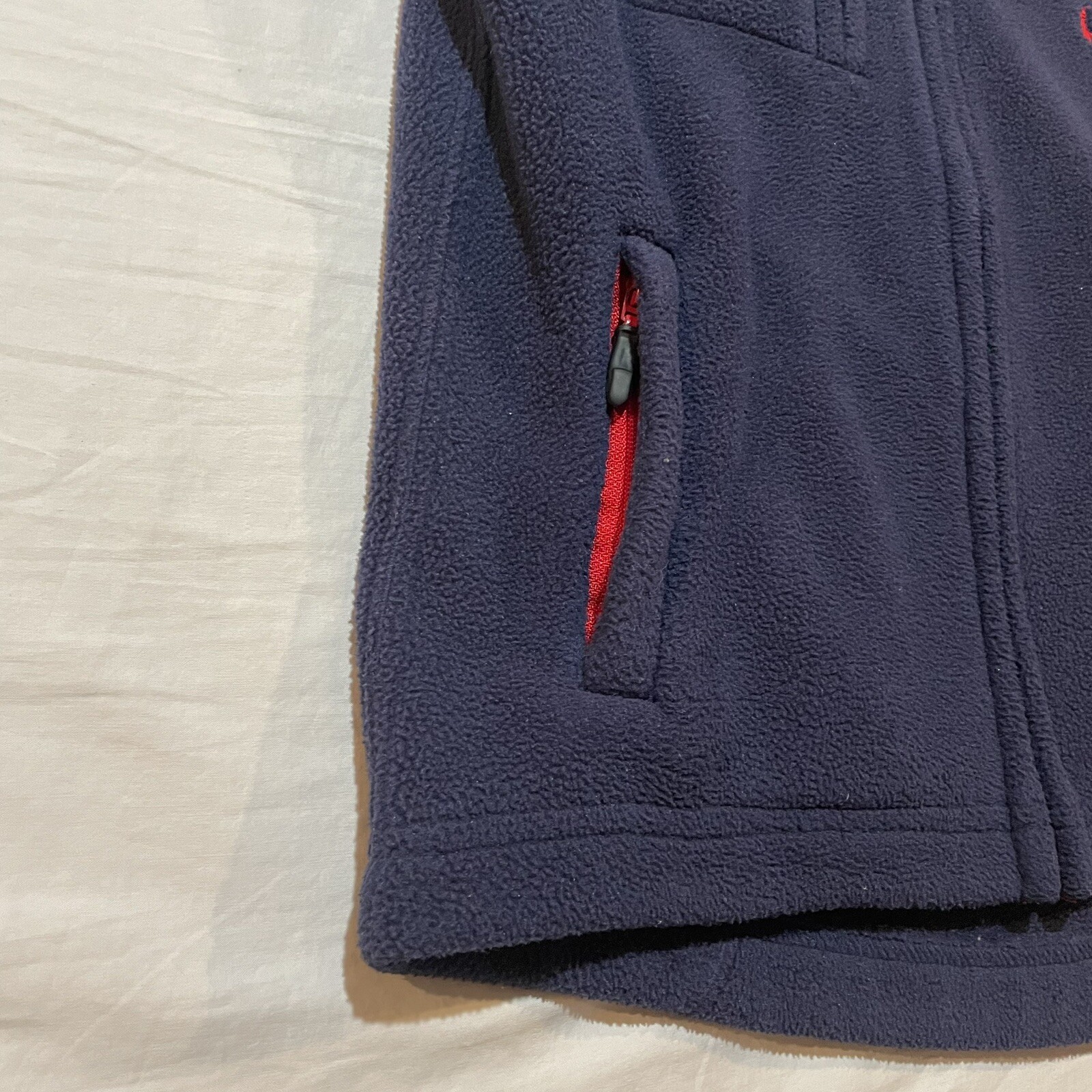 Polo Ralph Lauren Youth Fleece Best Taglia 6 Full Zip Pony Blu