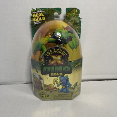 Treasure X Dino Gold Dig the Rock Save the Hunter & Find Real Gold Kids Gift NEW