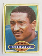 1980 Topps Football #118 Cornell Webster