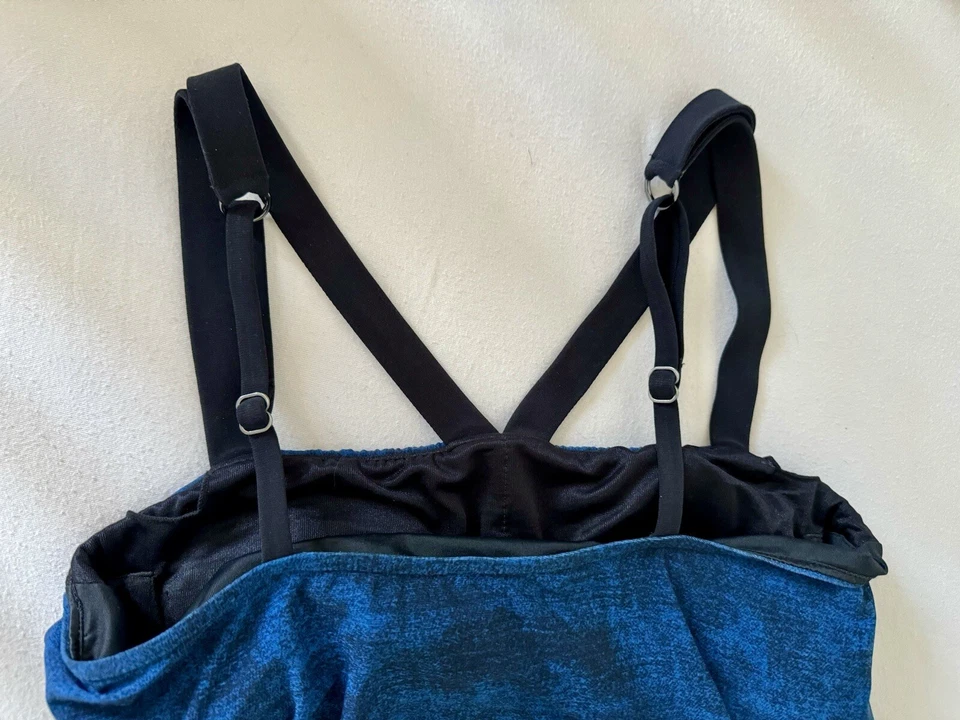 Nuevo traje de baño Tankini Magicsuit para mujer talla 8 azul con aros fluido Foto 3 de 4