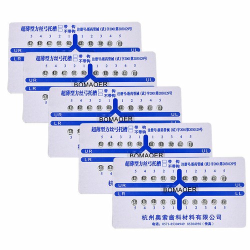 50 Paquets De Brackets Orthodontiques Mini Roth 0.22" - Crochets Base Maille - Pour Dentiste - Neuf