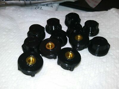 12 PACK Pro-Line Compatible Body Mount Thumb Screw Nuts RC 3D Print W/  4 Studs 