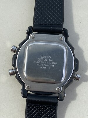 Casio Surfing Timer 933 DW-403 Chronograph Rare Watch Vintage | eBay
