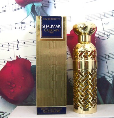 Shalimar EDT Spray Refillable 3.1 FL. OZ. By Guerlain. From 90's. NWB.