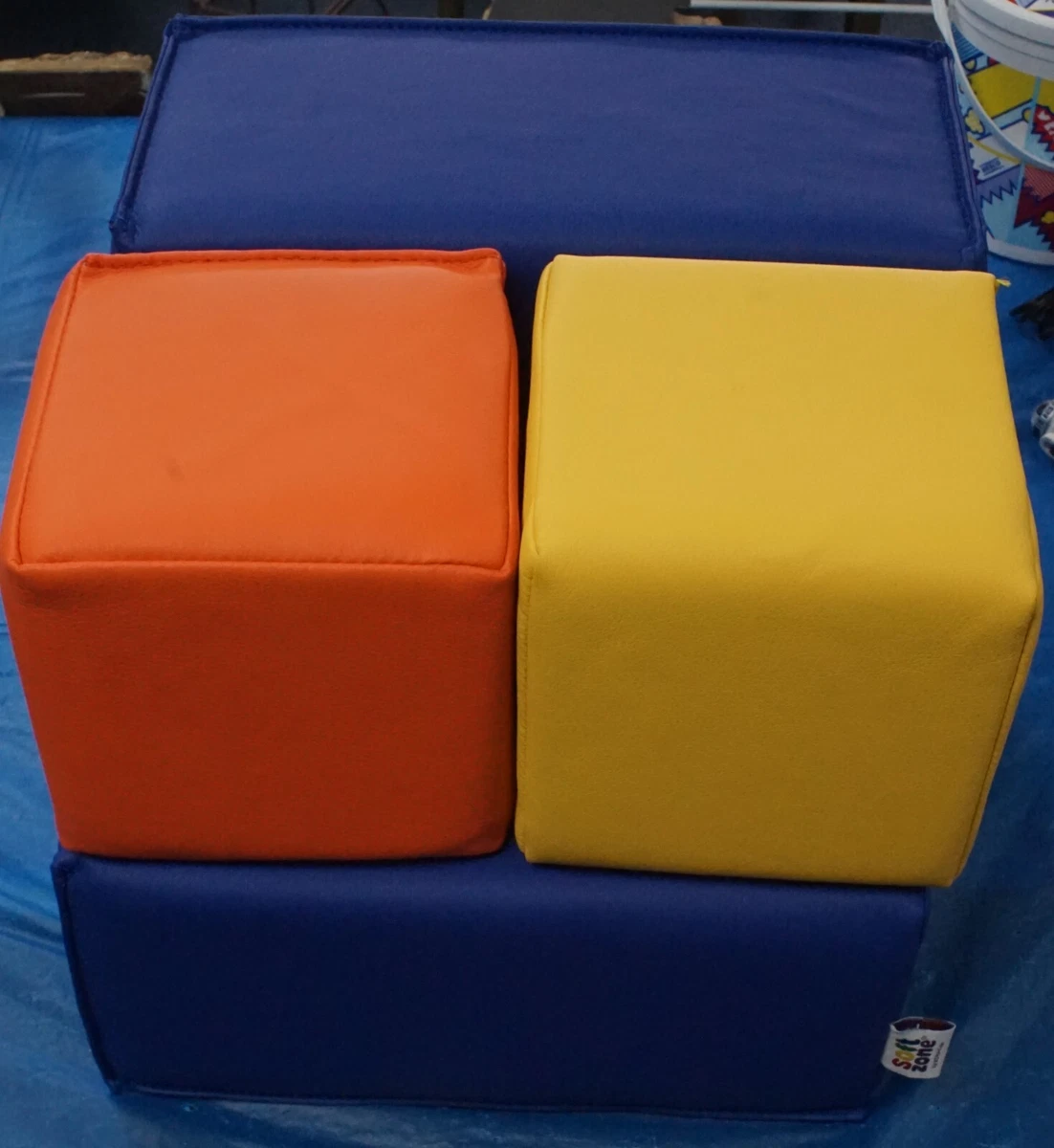 ECR4Kids SoftZone Foam Toddler Building Blocks Soft Play for Kids