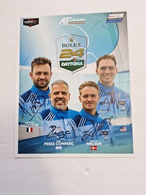 2025 AF CORSE RACING LMP2 Hero Card Rolex 24 Hours at Daytona - SIGNED