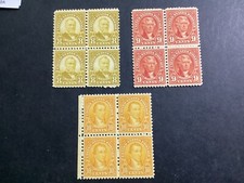 ICOLLECTZONE US 640-42 blocks F/VF NH