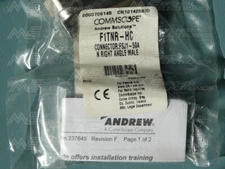 COMMSCOPE, Andrew, F1TNR-HC Connector FSJ1-50A, N, Right Angle Male