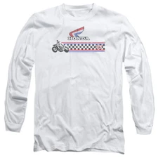 Honda Long Sleeve T-Shirt '85 Classic Red White Blue Logo White Tee