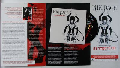 Nik Page Sinmachine GER Press-Kit/Folder Inc. CD 2004 + Insert Blind Passengers