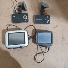 TomTom Silver Black Automotive Mountable GPS Navigator with Cameras for Parts