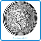 2024 Samoa Saint George & The Dragon - 1 oz .999 Proof-Like Silver in Capsule