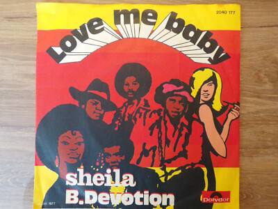 7'' Single Sheila B. Devotion Love Me Baby / Love Me Baby ( Instr.) 1977 Germany