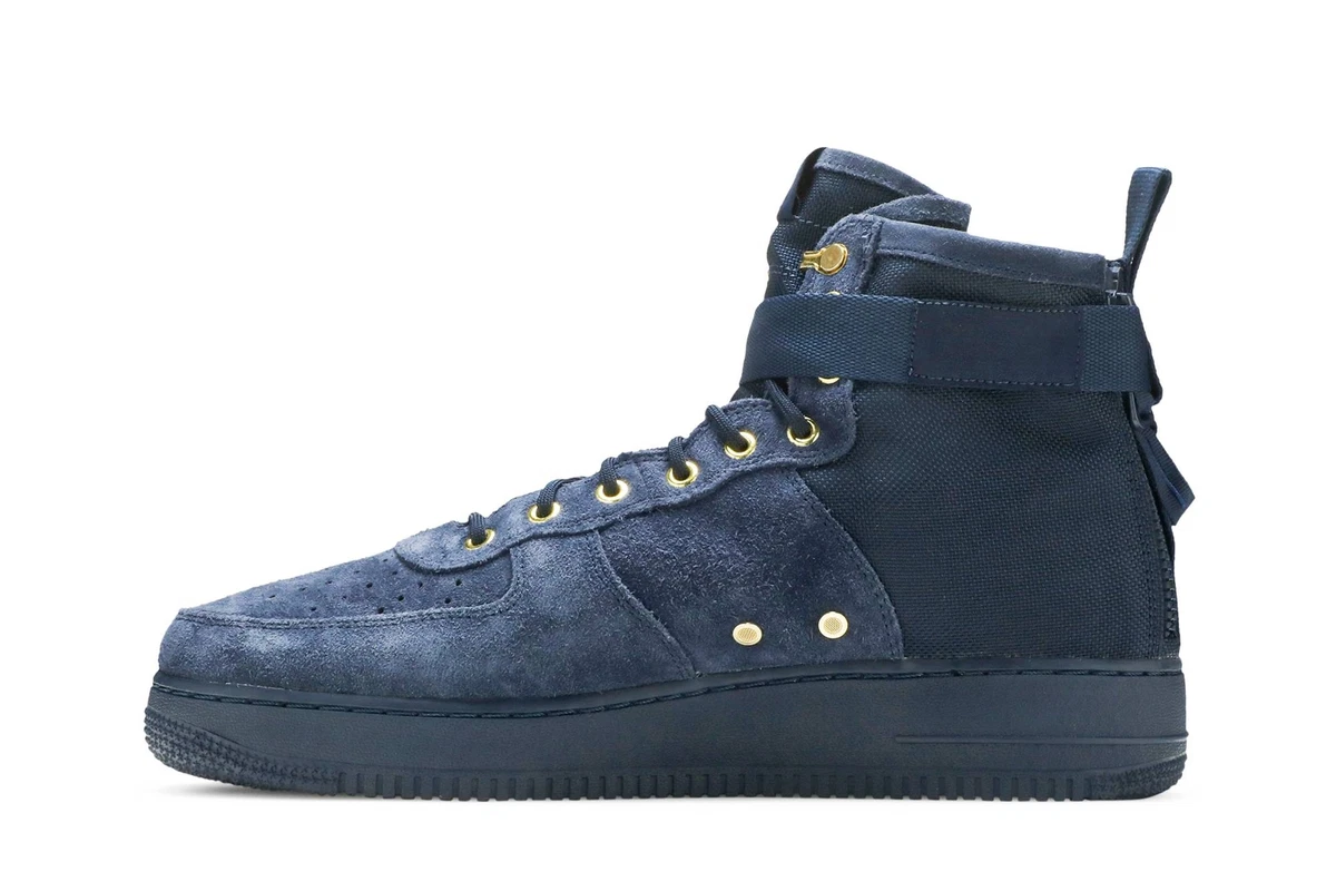 Nike SF Air Force 1 Mid 'Obsidian' 917753-400-low Top Board Nike SF Air Force 1 Mid 'Obsidian' 917753-400-low Top Board