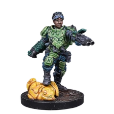 GCPS Firefight / Deadzone Ranger Lieutenant -Mantic Imperial Guard