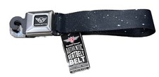 Corvette Stars Space Adjustable Seatbelt Belt Buckle Belt Licensed 24-38 Corvette Stars Space Adjustable Seatbelt Belt Buckle Belt Licensed 24-38