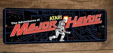 a Major Havok Marquee Banner 4x12 Metal Wall Video Game Arcade Poster