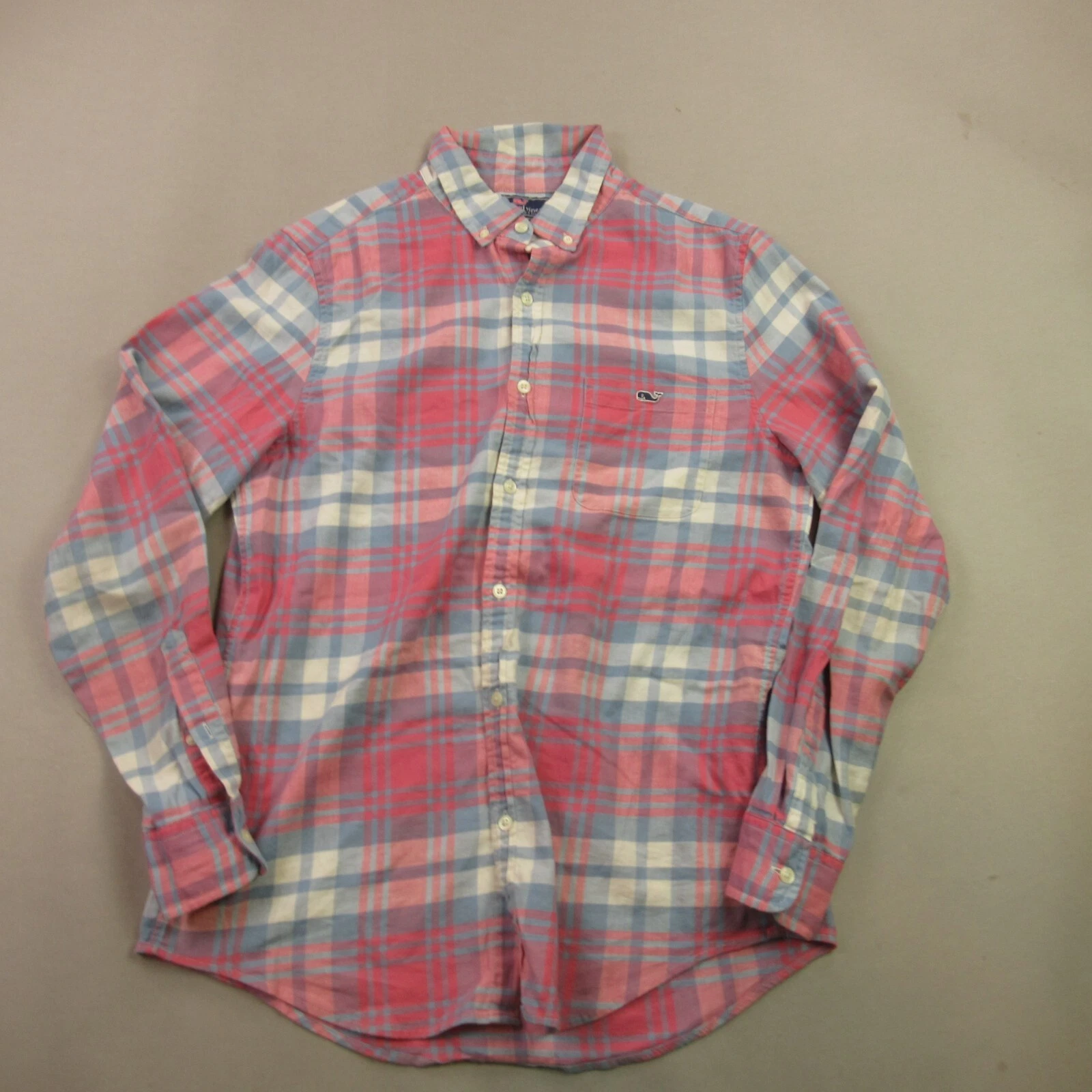 Vineyard Vines Shirt Mens Medium Long Sleeve Button Up Slim Tucker