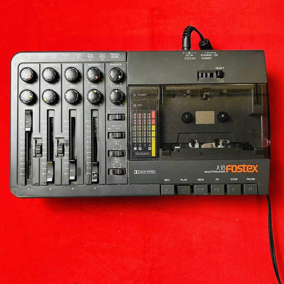 FOSTEX 380S レア ヴィンテージアナログ 4トラックカセットレコーダー Yahoo!オークション - 「fostex」マルチトラックレコーダー