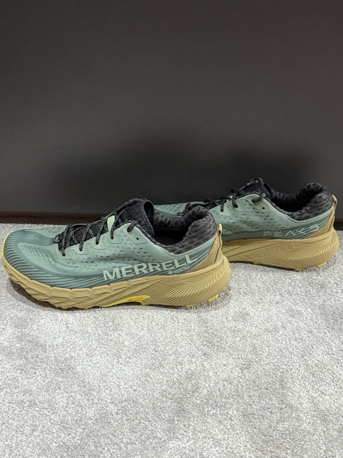 Scarpa da trail running Merrell da uomo Agility Peak 5 taglia UK 10 PREZZO AL PUBBLICO £ 160