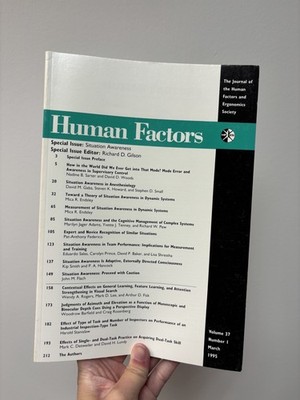 Human Factors V37 N1