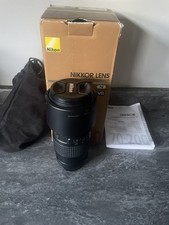 Nikon Nikkor AF-S 70-200 mm F4G ED VR - tappo obiettivo/borsa in scatola
