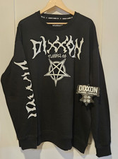 Dixxon Flannel Co Pentagram Crewneck Sweatshirt Men's 2XL Black Grunge