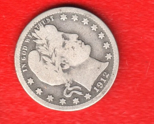 USA QUARTER 1912 S SILV ER