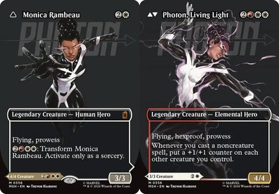 MTG Monica Rambeau // Photon, Living Light (0356) - Borderless, NM-Mint, English