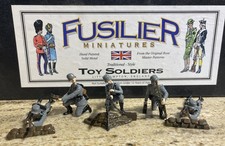 Fusilier Miniatures World War II German Machine Gunner Infantry Soldiers WWII