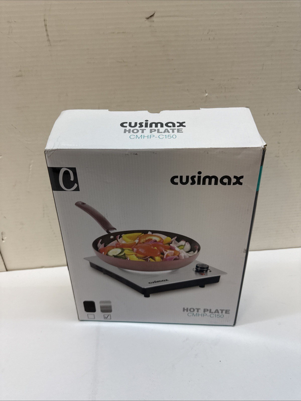 Cusimax Hot Plate CMHP-C150 Stainless Steel Double Cast Iron Brand New in Box