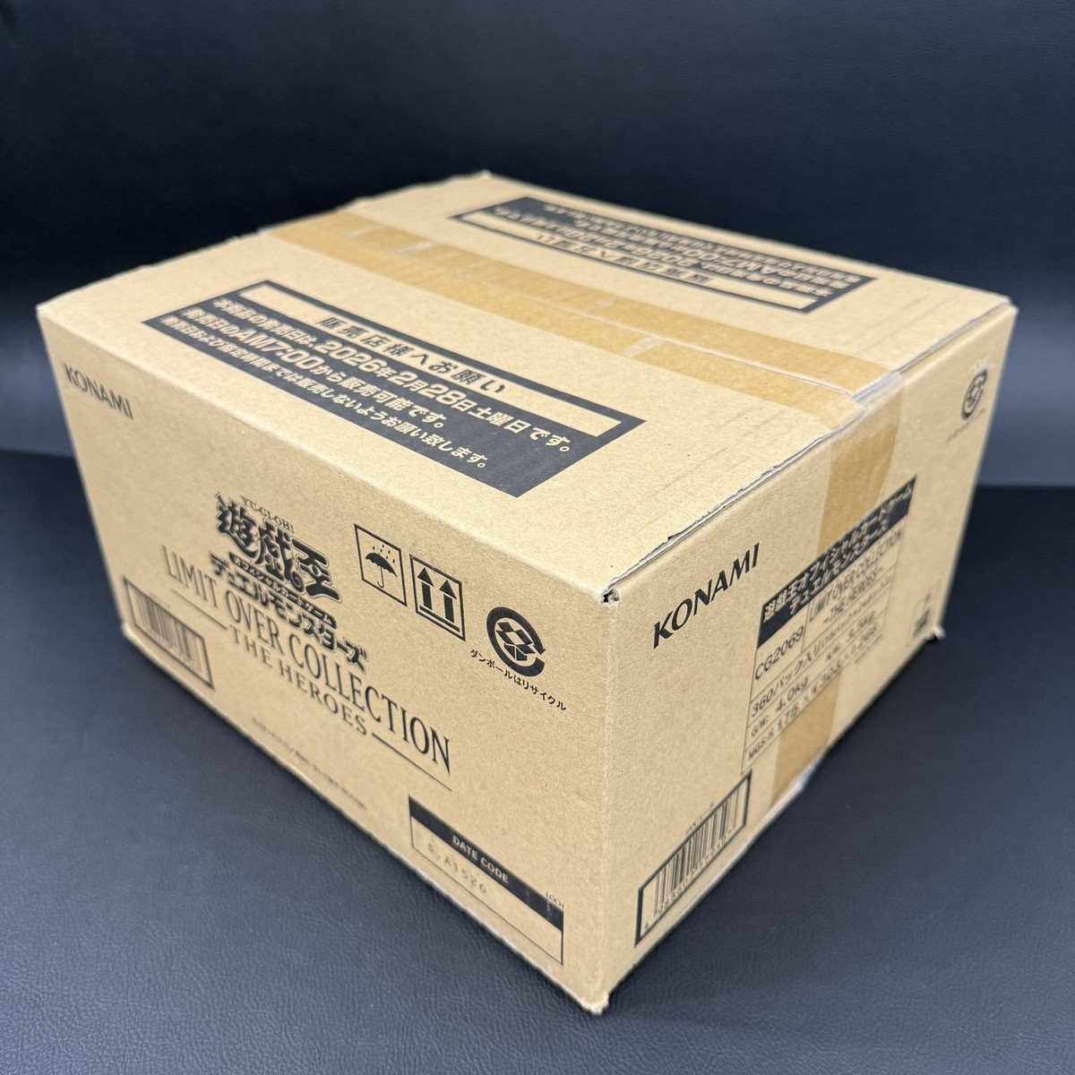 【新品・未開封】LIMIT OVER COLLECTION 1BOX Yu-Gi-Oh! Limit Over Collection THE HEROES 1 Case 24 Box New