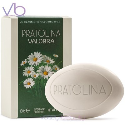 Valobra Pratolina Soap | Italian Vitamized Lecithin Luxury Bath Bar, 4.6oz