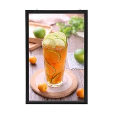 23.6×35.8in LED Backlit Movie Poster Art Picture Frame Light Box Wall Mount