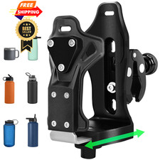 Upgraded Motorcycle ATV Cup Holder Anti Theft, Extra Large Bike Water Black