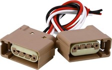 2-Pack Turn Signal Socket Pigtail Connector with Wire Harness Compatible with Fo