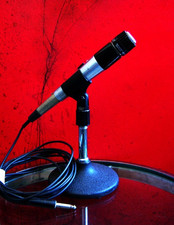 Vintage 1970's Shure PE54D dynamic cardioid microphone Hi Z Paul Butterfield # 5