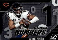 2023 Panini Zenith #17 Justin Fields Behind the Numbers