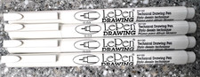 WOW 4 LePen Drawing Pens 0.03 BLACK Pigmented Ink FAST FREE SHIP