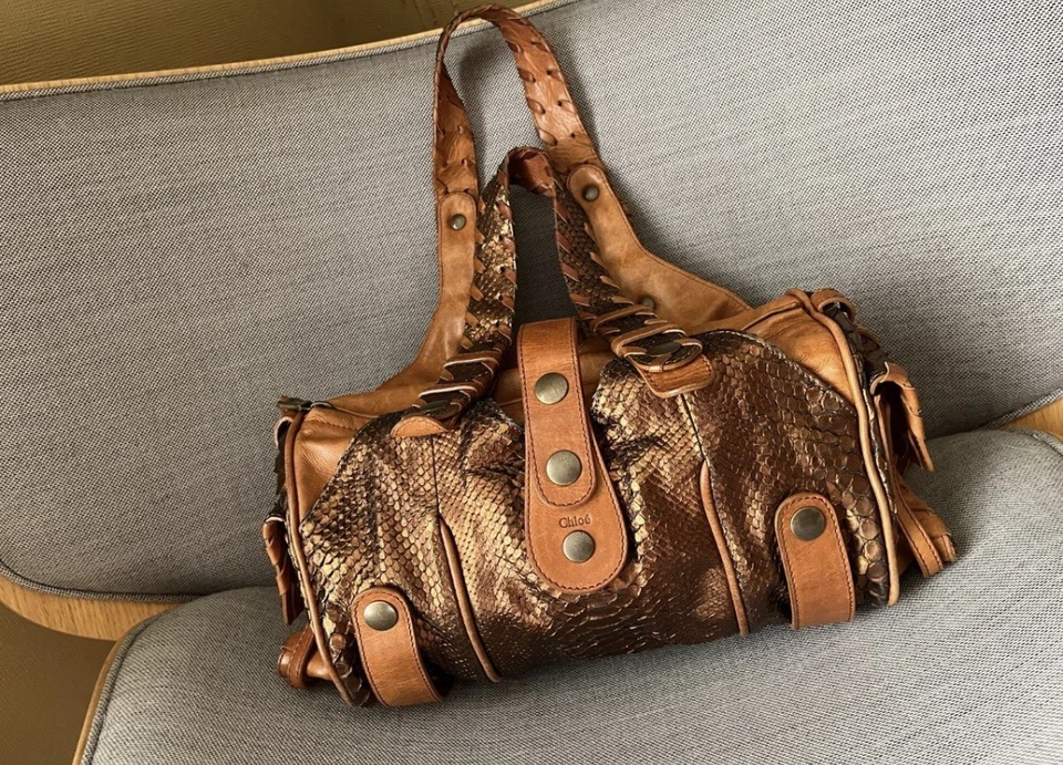 Chloe Python Silverado Bronze - Image 2 of 4