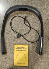 Glocusent LED Neck Reading Light Book  USB-C black 