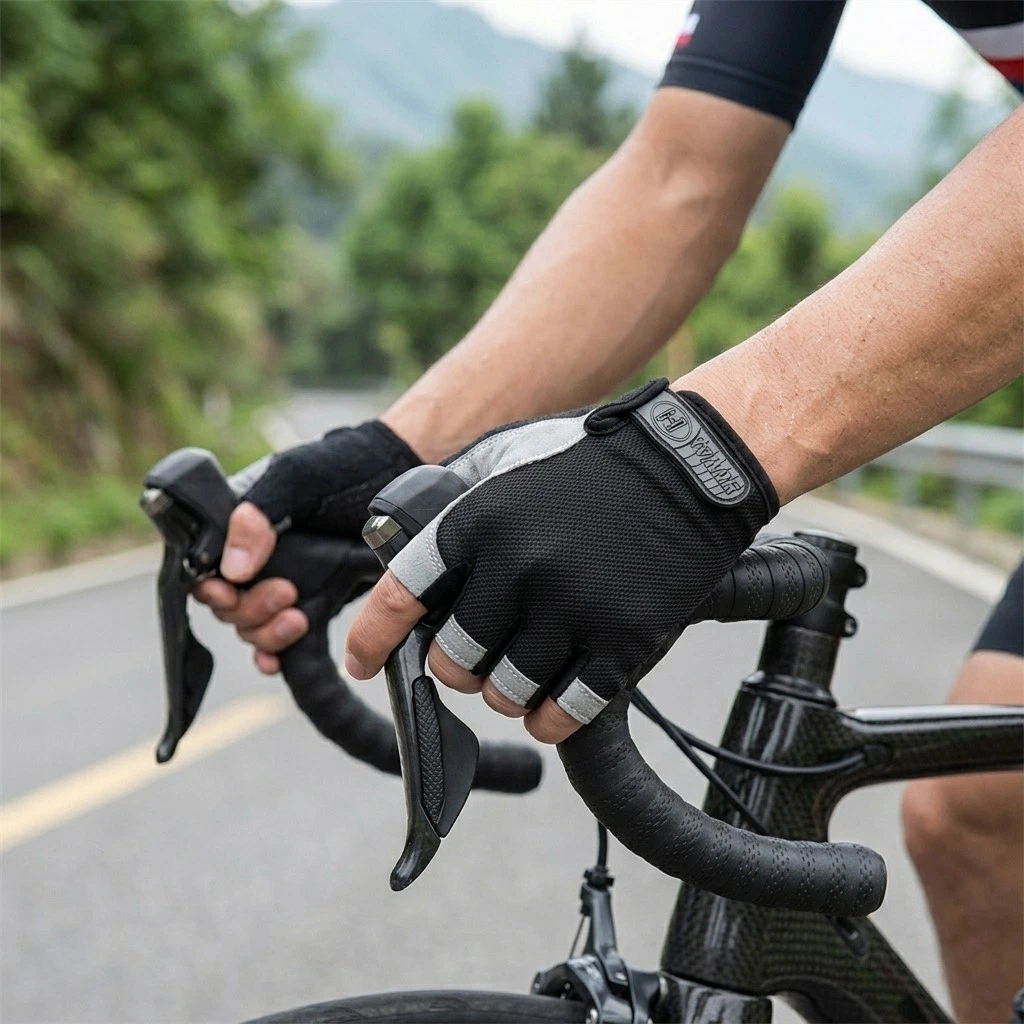 Half‑Finger work out gloves Breathable for Cycling Gym training gloves