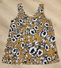 Olivaceous Womens Floral Tank Top S Scoop Nec...