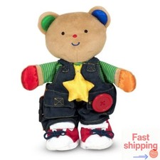 Melissa  Doug Teddy Wear Stuffed Animal Toy, Cotton, 4 Pieces