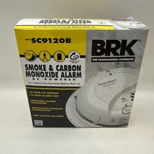 First Alert BRK SC9120B Hardwired Smoke & Carbon Monoxide (CO) Detector, Battery