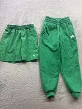 Nike Sportswear Club Fleece Joggers  Athletic Shorts Set Big Kids Small Green