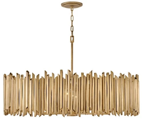 Hinkley Lighting 30026 Roca 8 Light 40"W Lisa McDennon Drum - Gold - Picture 6 of 6